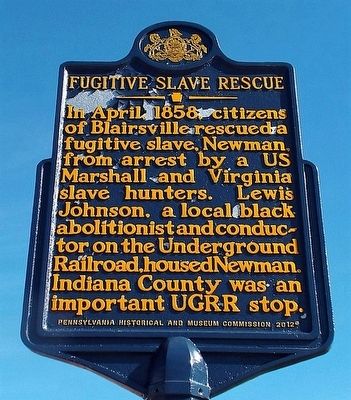 Fugitive Slave Rescue Marker image. Click for full size.