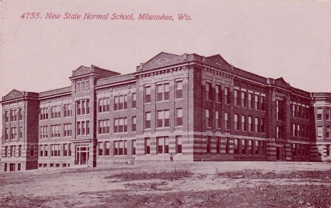 <i>The New State Normal School, Milwaukee, Wis.</i> image. Click for full size.