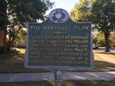 The Marshall Plan Marker image. Click for full size.