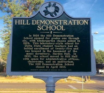 Hill Demonstration School Marker image. Click for full size.