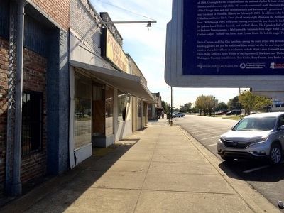 The view south on Main Street.. Click for full size. The view south on Main Street. image. Click for full size.