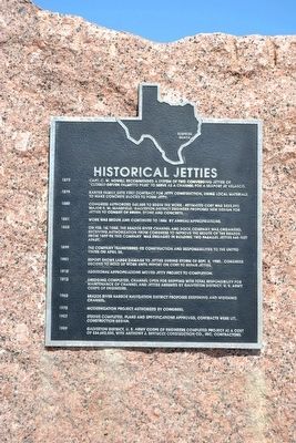 Historical Jetties Marker. Click for full size. Historical Jetties Marker image. Click for full size.