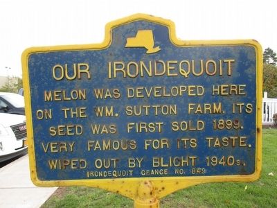 Our Irondequoit Marker. Click for full size. Our Irondequoit Marker image. Click for full size.