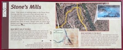 Stone's Mills Marker. Click for full size. Stone's Mills Marker image. Click for full size.
