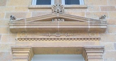 Iowa County Courthouse Tympanum. Click for full size. Iowa County Courthouse Tympanum image. Click for full size.