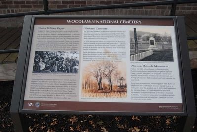Woodlawn National Cemetery Marker image. Click for full size.