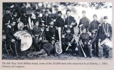 The 8th New York Militia Band, 1864, Library of Congress image. Click for full size.