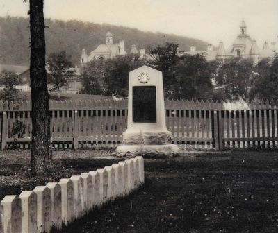 Shohola Monument, 1912. National Archives and Records Administation image. Click for full size.
