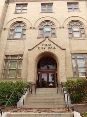 Rouss City Hall - Front Door. Click for full size. Rouss City Hall - Front Door image. Click for full size.