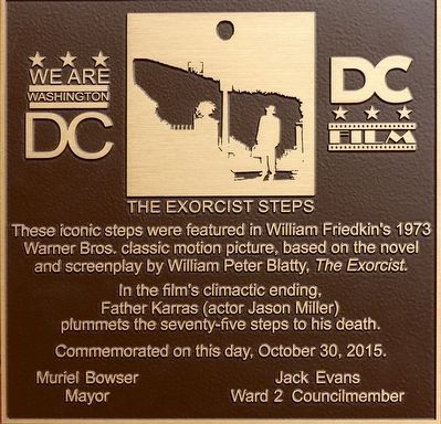 The Exorcist Steps Marker image. Click for full size.