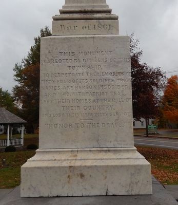 Smithfield Civil War Monument Marker image. Click for full size.
