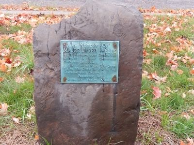 Major Jared Phelps Memorial Marker. Click for full size. Major Jared Phelps Memorial Marker image. Click for full size.