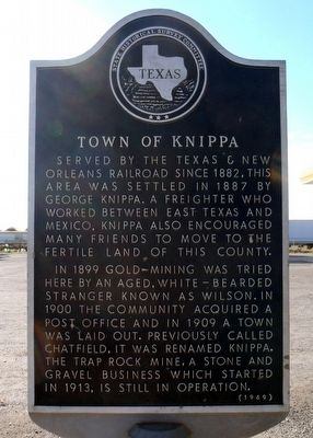 Town of Knippa Marker image. Click for full size.