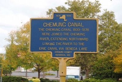 Chemung Canal Marker image. Click for full size.