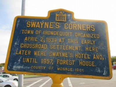 Swayne's Corners Marker image. Click for full size.