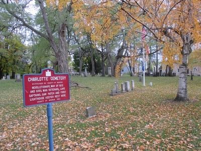 Charlotte Cemetery & Marker. Click for full size. Charlotte Cemetery & Marker image. Click for full size.