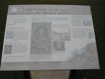 Sir William Johnson Marker image. Click for full size.