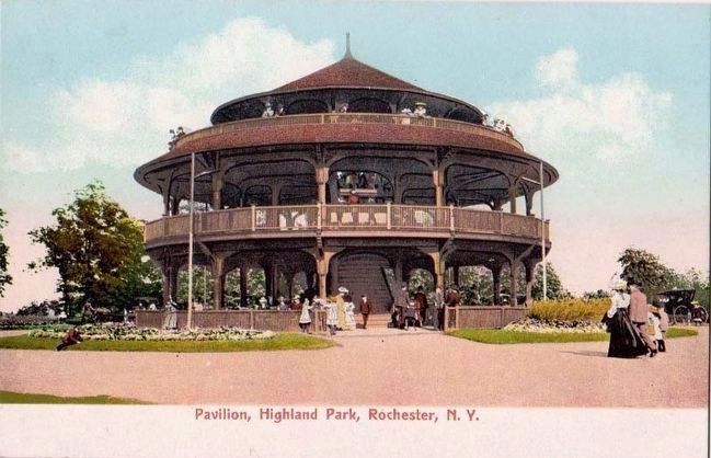 <i>Pavilion, Highland Park, Rochester, N.Y.</i> image. Click for full size.