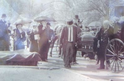 Reenactment of the Burial of Samuel Clemens Held on the 100th Anniversary of His Death image. Click for full size.