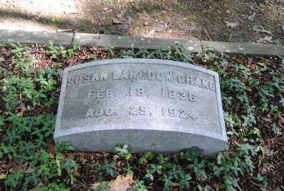 Susan Langdon Crane Tombstone<br>Feb. 18, 1836<br>Aug. 29, 1924 image. Click for full size.