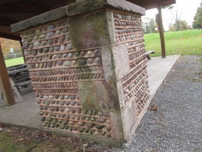 Cobblestone Wall Section image. Click for full size.