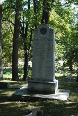Augustus W. Cowles Monument. Click for full size. Augustus W. Cowles Monument image. Click for full size.
