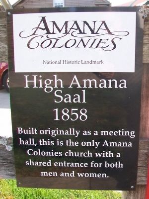 High Amana Saal Marker. Click for full size. High Amana Saal Marker image. Click for full size.