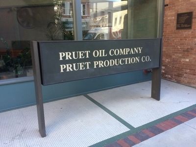 Current owner of building - Pruet Oil Company and Pruet Production Company image. Click for full size.