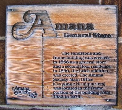 Amana General Store Marker image. Click for full size.