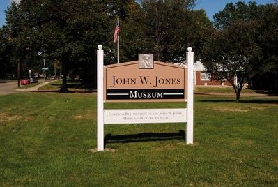 John W. Jones Museum Sign image. Click for full size.