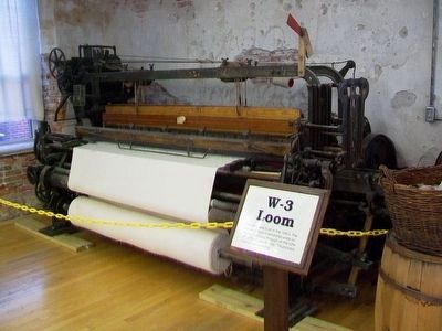 Historic Amana Woolen Mill W-3 Loom image. Click for full size.