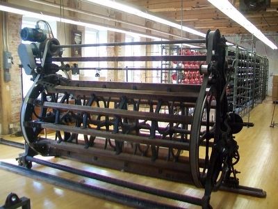 Historic Amana Woolen Mill Equipment image. Click for full size.