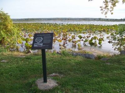 Lily Lake, Amana Colonies and Marker. Click for full size. Lily Lake, Amana Colonies and Marker image. Click for full size.