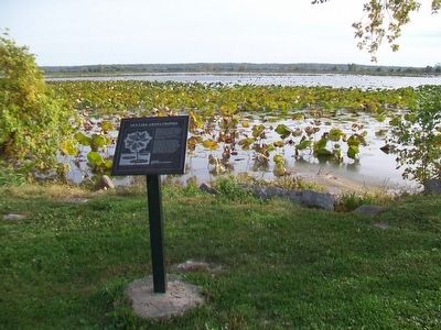 Lily Lake, Amana Colonies and Marker image. Click for full size.