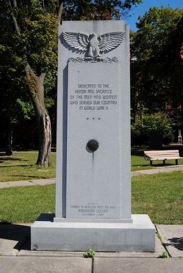 Chemung County World War II Monument image. Click for full size.