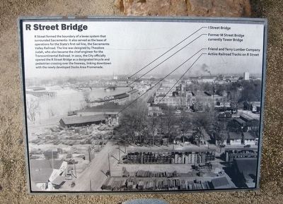 R Street Bridge Marker image. Click for full size.