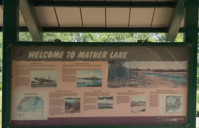Welcome to Mather Lake Marker image. Click for full size.