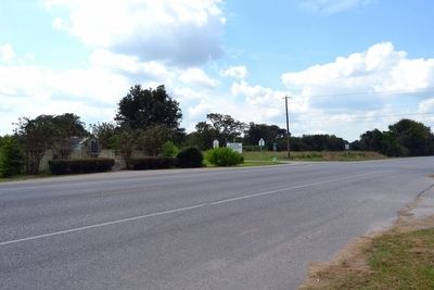 Markers near Intersection of<br>State Highway 36 and Gulf Prairie Road. Click for full size. Markers near Intersection of<br>State Highway 36 and Gulf Prairie Road image. Click for full size.