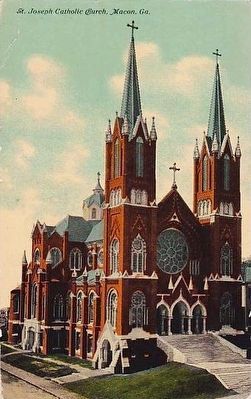 <i>St. Joseph Catholic Church, Macon, Ga.</i>. Click for full size. <i>St. Joseph Catholic Church, Macon, Ga.</i> image. Click for full size.