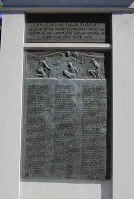 Chemung County World War I Monument. Click for full size. Chemung County World War I Monument image. Click for full size.
