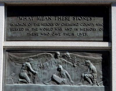 Chemung County World War I Monument. Click for full size. Chemung County World War I Monument image. Click for full size.