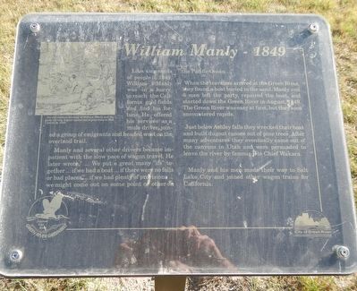 William Manly - 1849 Marker image. Click for full size.