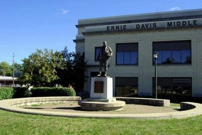 Ernie Davis Monument<br>Ernie Davis Middle School image. Click for full size.