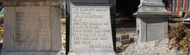 Chicot County Confederate Monument Marker image. Click for full size.