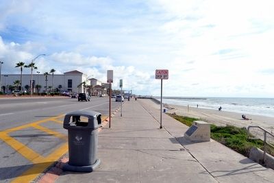 View to Northeast Along Seawall Boulevard image. Click for full size.