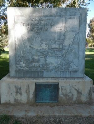 Powell - Colorado River Expedition 1869 Marker, front image. Click for full size.