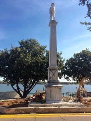 Chicot County Confederate Monument (Front -West Side) image. Click for full size.