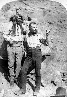 John Wesley Powell, right. Click for full size. John Wesley Powell, right image. Click for full size.
