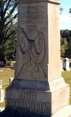 Winona Confederate Monument Marker image. Click for full size.