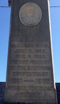 Grenada County Confederate Monument Marker (Rear) image. Click for full size.